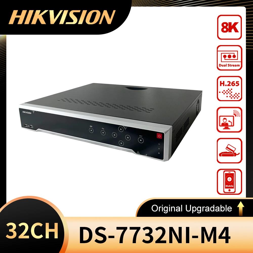 Hikvision HDD Hik-Connect DDNS Onvif  SATA ̽, 8K 12MP NVR DS-7732NI-M4 M ø, H.265 + 4